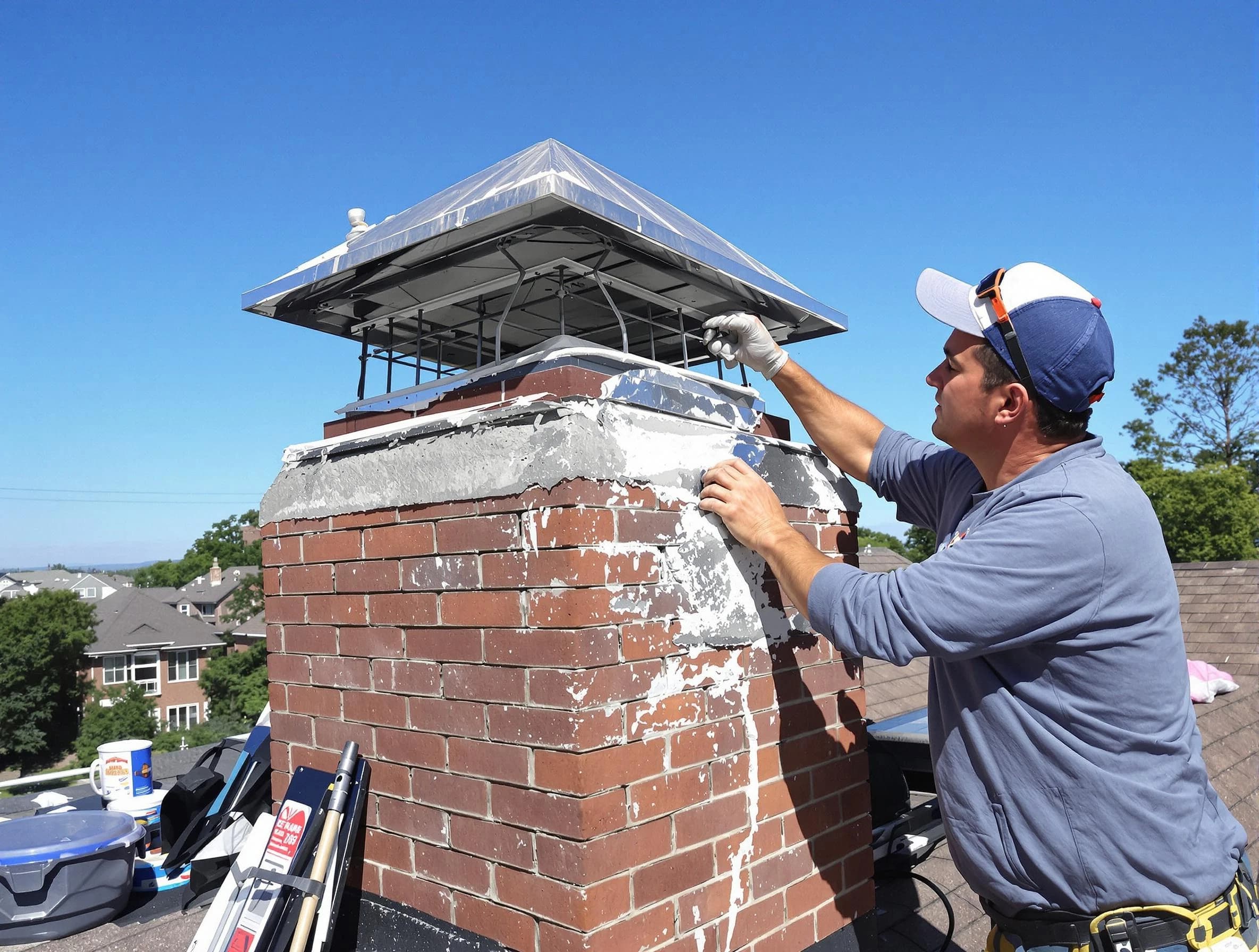 Chimney Crown Services service in Thornton, CO