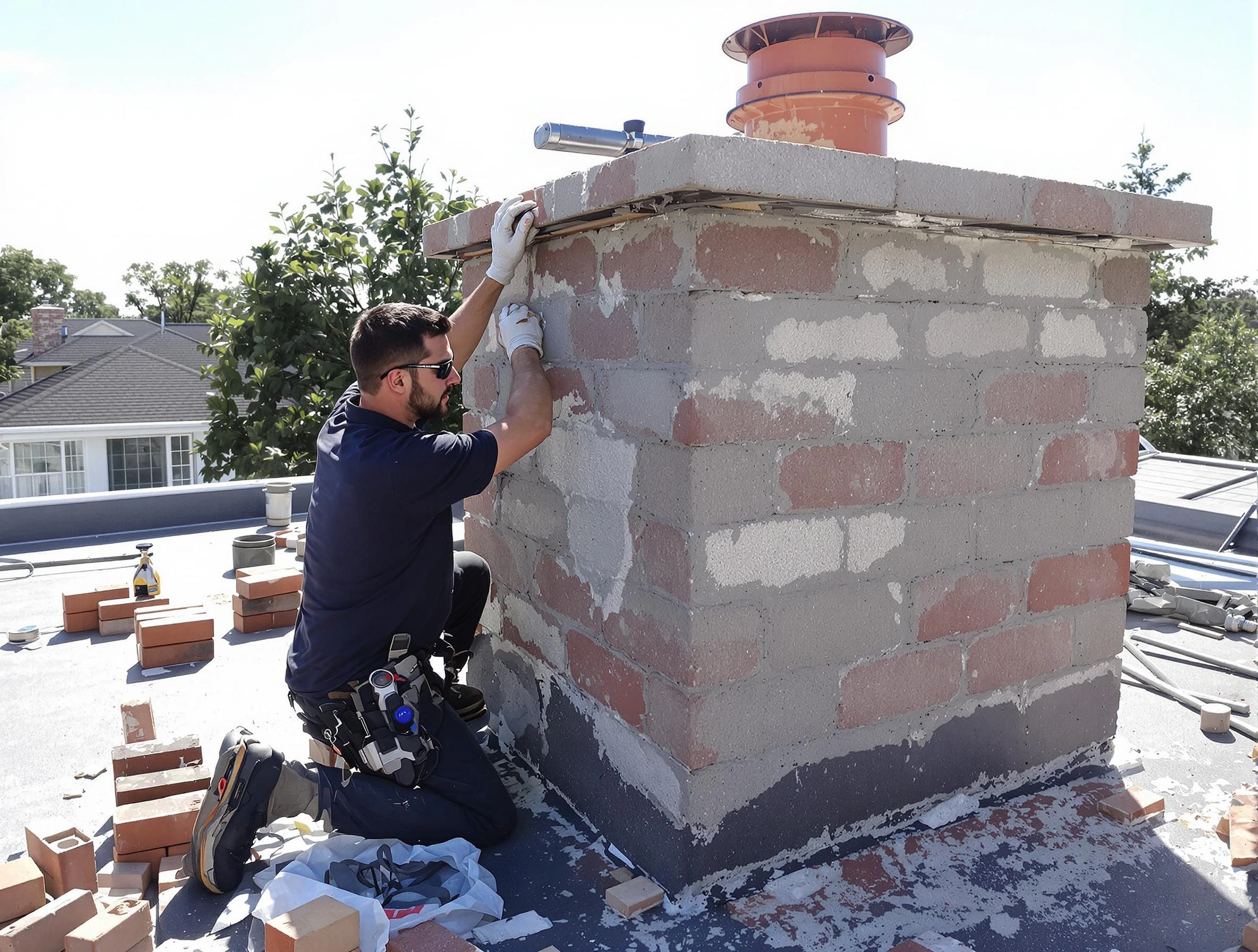 Advanced chimney repair process by Thornton Chimney Sweep in Thornton, CO