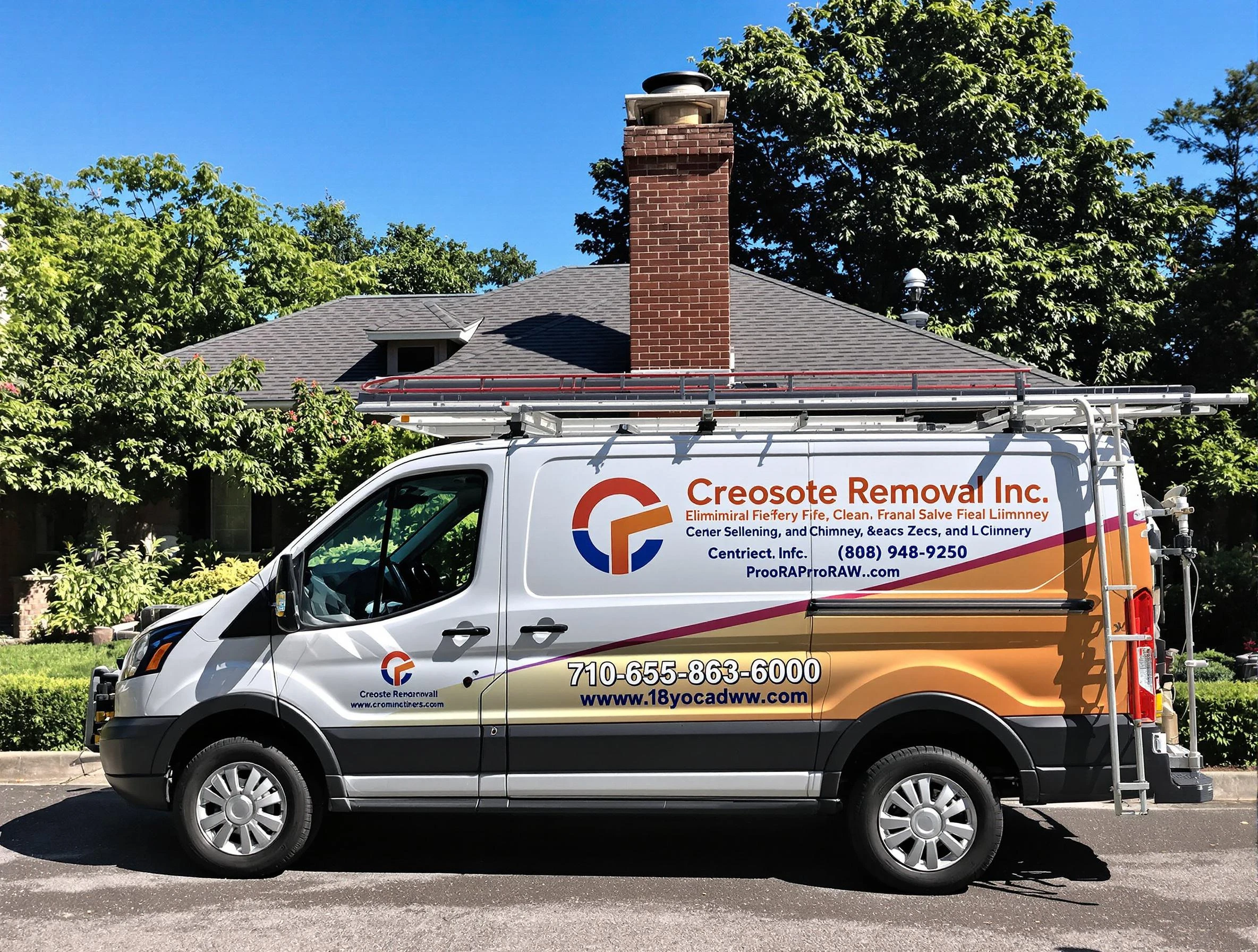 Thornton Chimney Sweep technician removing creosote safely in Thornton, CO